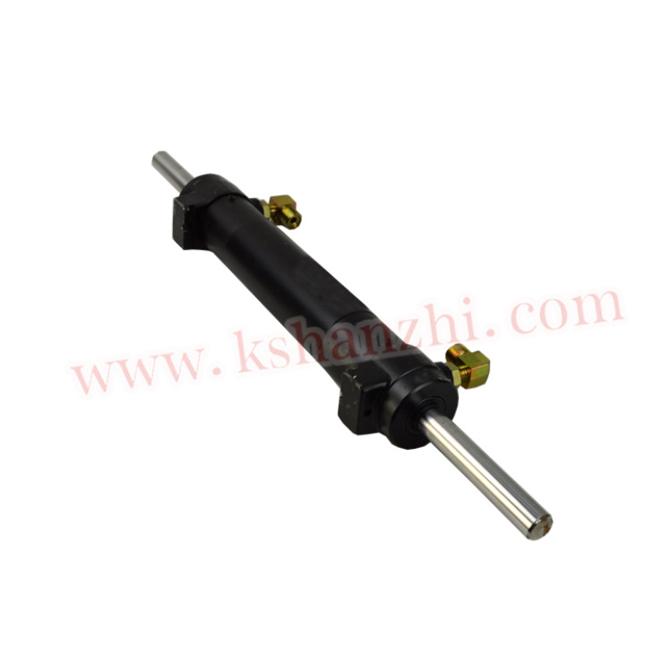 Cilindro de desplazamiento lateral de la carretilla elevadora aplicable a la fuerza de la horquilla 1 tonelada 3T accesorios de la carretilla elevadora tipo gancho de desplazamiento lateral del cilindro de desplazamiento