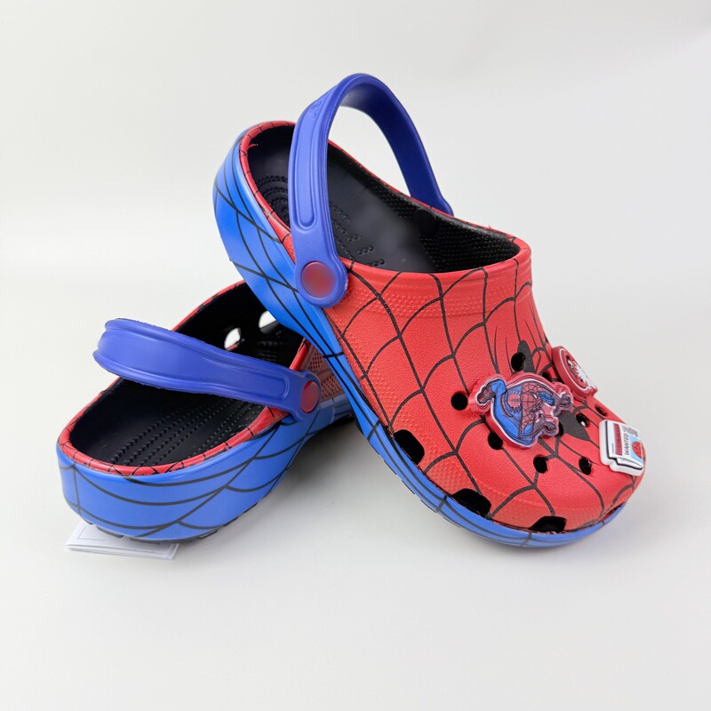2026 Spring/Summer New Spider-Man Ii Adult Clog Shoes Outdoor Non-Slip Casual Sandals Wholesale