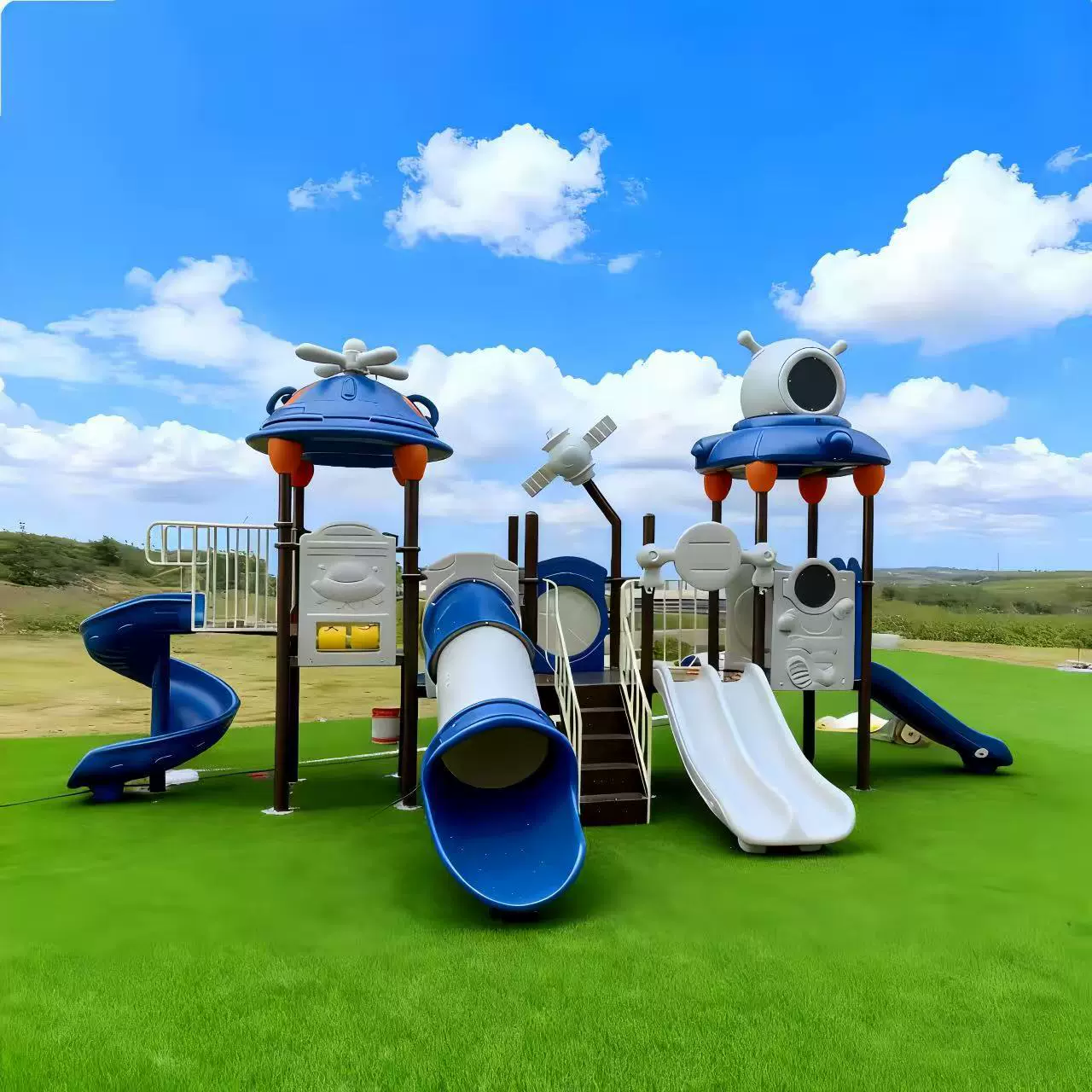 幼儿园室外滑滑梯户外大型攀爬秋千组合儿童滑梯小区公园游乐设备