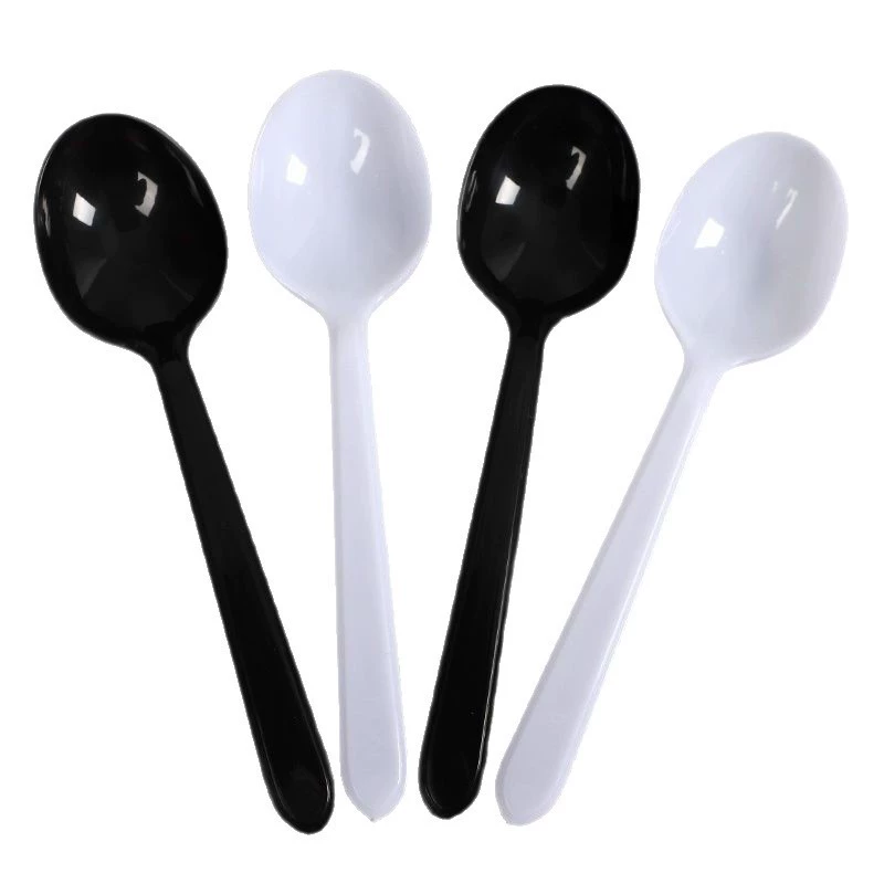 Plastic disposable pack, spoon, 40
