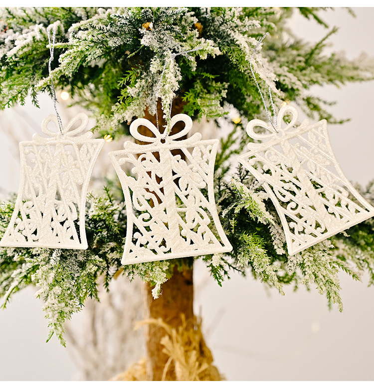 45g Weight Christmas Festival Wholesale Snowflakes Candy Cane Bell Christmas Tree Pendant Nihaojewelry 9