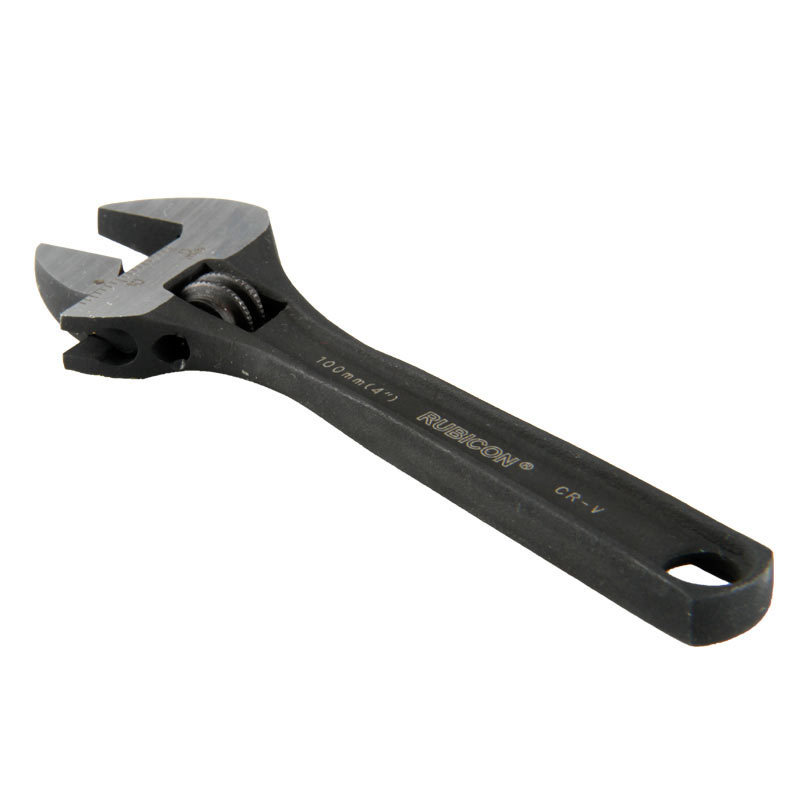 罗宾汉(RUBICON) RAP-004铬钒钢带刻度活动扳手 4英寸 开口100mm