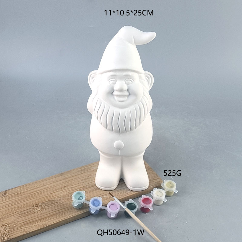 Navidad creativa transfronteriza DIY dwarf elf decoración para el hogar personalidad regalos de decoración del duende artesanías de cerámica
