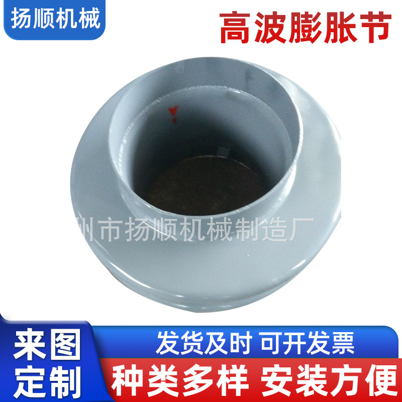 不锈钢板盒式高纹波膨胀节厚壁波纹补偿器轴向伸缩补偿器膨胀节