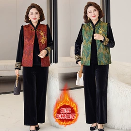 中老年休闲套装;中老年外套;中老年连衣裙