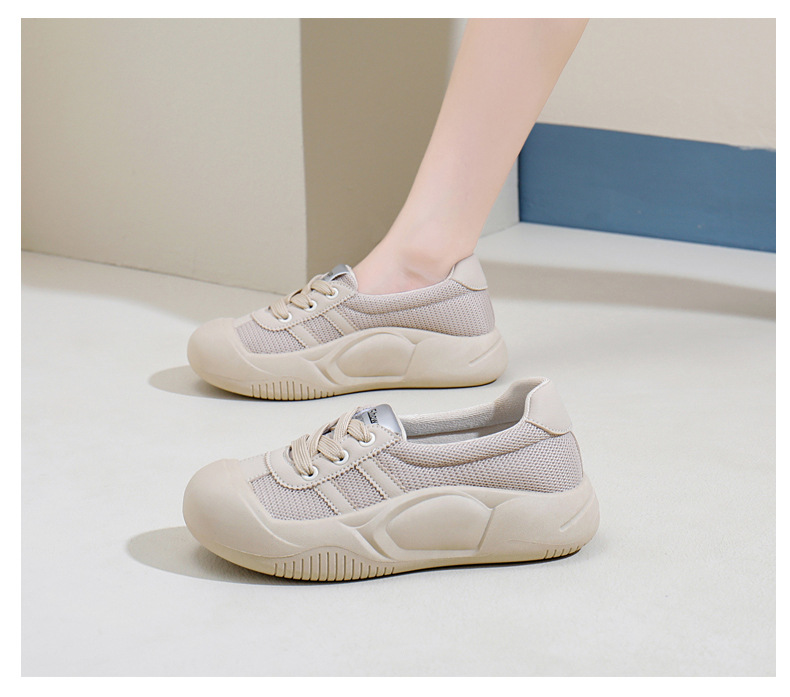 2024 verano nueva versión coreana ins blanco transpirable para mujeres, zapatos de tabla casuales de caña baja, zapatos de bizcocho de suela gruesa_voghion.com