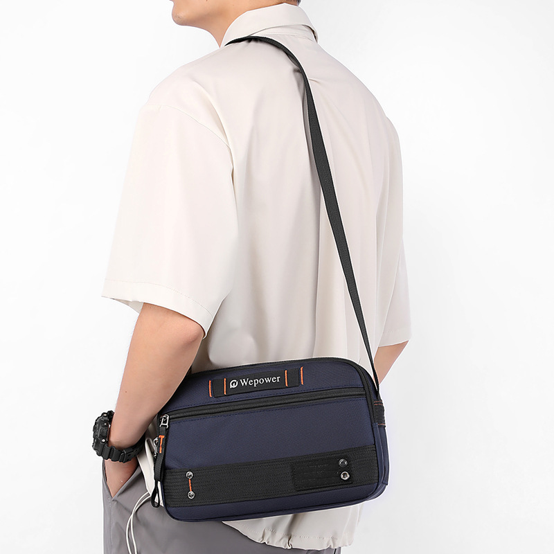 WEPOWER nuevo bolso de hombro multicapa impermeable, bolso de hombre, bolso de viaje ligero y casual, bolso de hombro para hombre