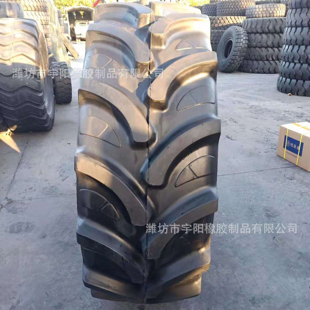 420/85R28 农用拖拉机钢丝轮胎 R1人字花纹 16.9R28