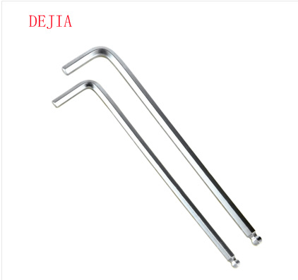 长球头内六角扳手六角匙L型单个六方棱M1.5M2M2.5M3M4M5M6M8M10mm