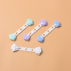Single Packaging Children's Multi-Function Lock Clip Extended Drawer Lock Refrigerator Magnet Cartoon Elephant Long Lock Bendable