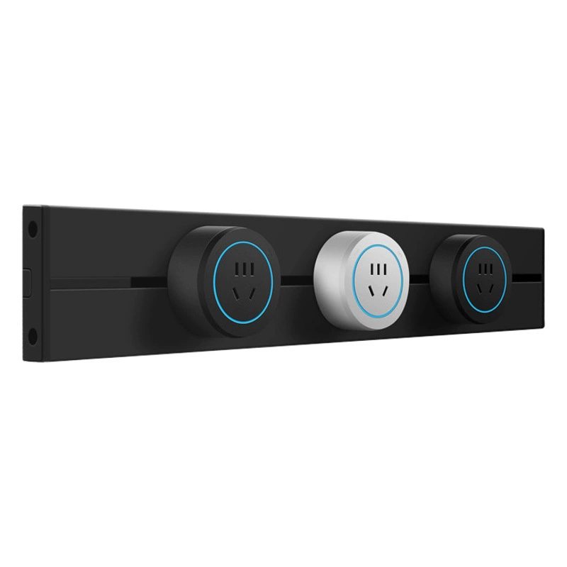 Бытовая розетка для мобильных рельсов Вилка для патч-платы Офисная кухня Открытая настенная раздвижная розетка для рельсов