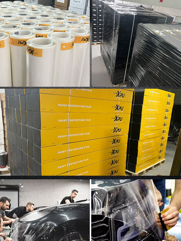 Xpu Car Invisible Car Cover Tpu Self-Repairing Full Car Paint Protection Film Anti-Scratch and Dent-Resistant Full Body Transparent Film