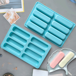 8 Finger Biscuits 408 Silicone Mold DIY Chocolate Candy Soap Muffin Cake Pudding Baking Baking Pan