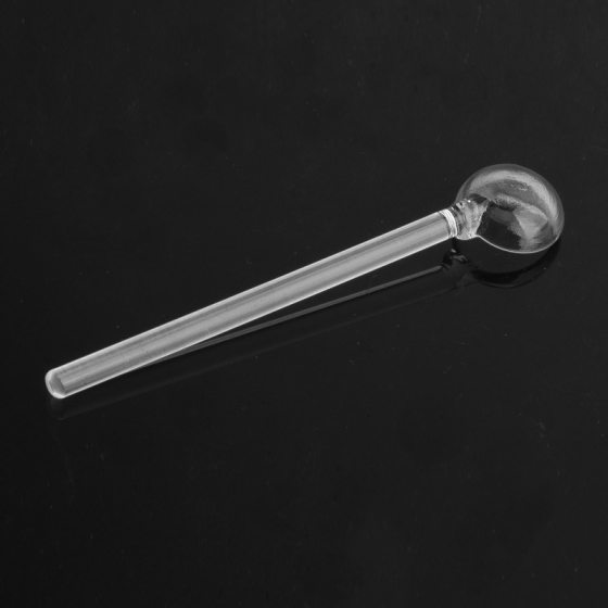 Small Long Handle Stirrer High Borosilicate Glass Transparent Household Kitchen Seasoning Spoon Milk Powder Spoon High Color Value Long Handle Spoon