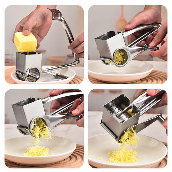 Manufacturer's ready-made stainless steel cheese grater