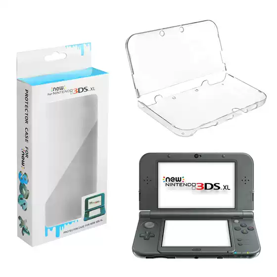 Transparent Crystal Clear Hard Case for New 3DS LL/3DS XL, Dustproof & Anti-Scratch Protective Cover