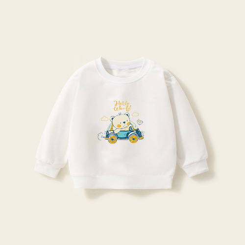 Children's Spring Top for Little Boys, Long-Sleeved Spring Children's Shirt, Spring Baby Hoodie, Spring and Autumn Outfit for Boys