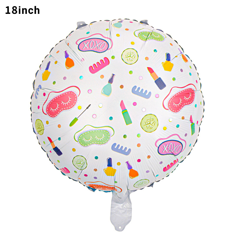 Globos de aluminio con temática de princesa, maquillaje en forma de lápiz labial, vestido de princesa para cumpleaños, globos de decoración para fiestas