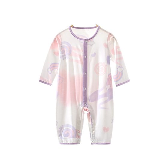 Baby Thin Jumpsuit Summer Baby Clothes Class A Newborn Modal Air-conditioning Clothes Baby Summer Clothes