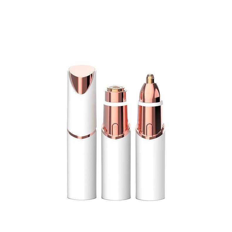 El afeitador de lápiz labial transfronterizo de dos en uno puede desmontar todo el cuerpo. el afeitador multiuso de carga portátil para mujeres para reparar el pelo. image 5