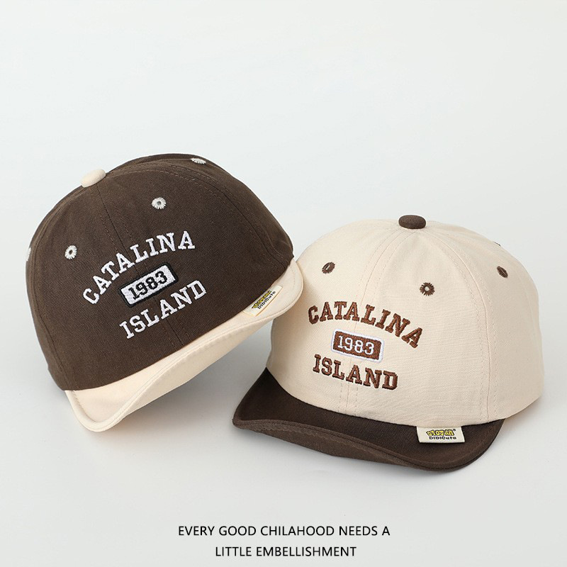 Sombrero de bebé primavera y otoño delgado sombrero de pato estilo coreano universal para niños y niñas sombrero de béisbol de brida suave marea de sombrero de verano