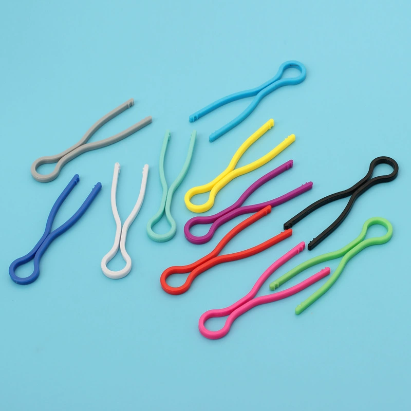 Пластиковый Шпульный зажим для нити зажим для шпульки предотвращает падение конца нити цвета смешанного помощника по шитью