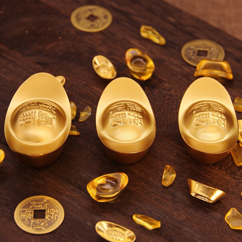 Manufacturer Supplies Brass Ingots, Solid Ingots, Sand Gold Ingots, Entrance Copper Ornaments, Copper Crafts, Imitation Gold Ingots