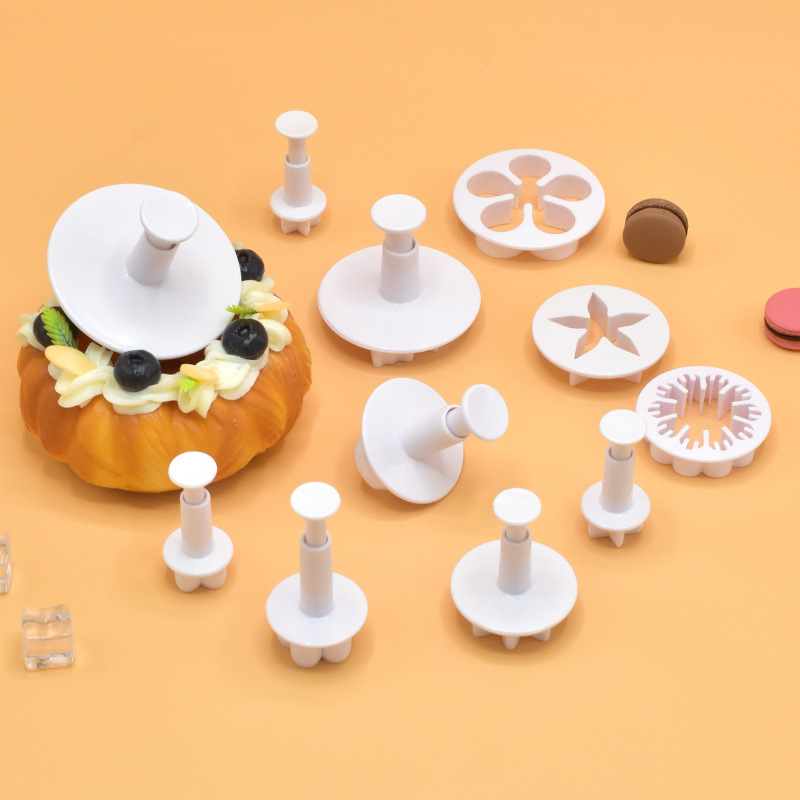 Directamente del fabricante: juego completo de utensilios para hornear, 33 piezas de herramientas para hornear, 10 tipos de herramientas para decorar pasteles con fondant, herramientas de repostería.