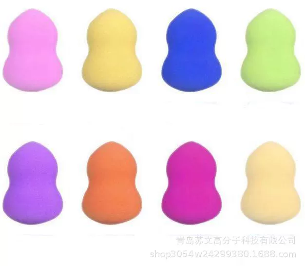 Cosmetic sponge, makeup primer drop-shaped, soft heel
