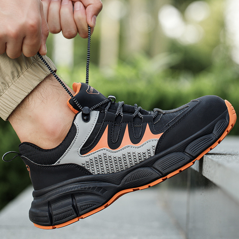 跨境劳保鞋男士四季透气防砸防刺穿男款轻便舒适绝缘10kv耐磨防滑