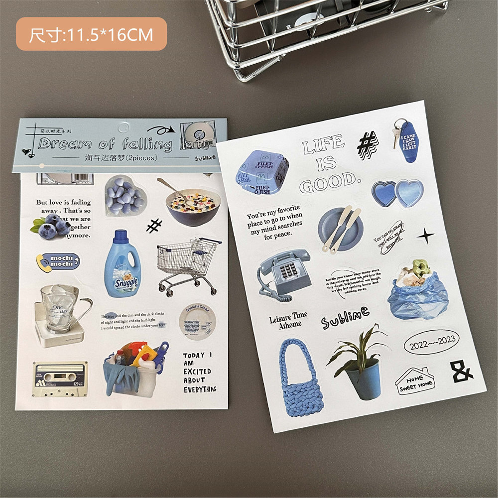 50 original retro pegatinas bolsa Americana autoadhesiva DIY Diario pegatinas ins creativo taza de agua pegatinas caja del teléfono pegatinas