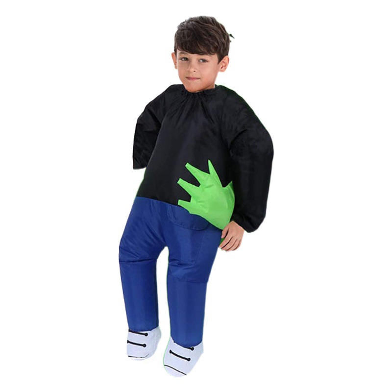 Disfraz de Halloween para bromas transfronterizas, divertido disfraz de fantasma verde de Amazon, disfraz inflable de alienígena.