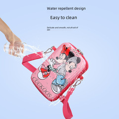 2023新款韓版卡通米老鼠小方包女單肩包斜跨包時尚印花手機零錢包