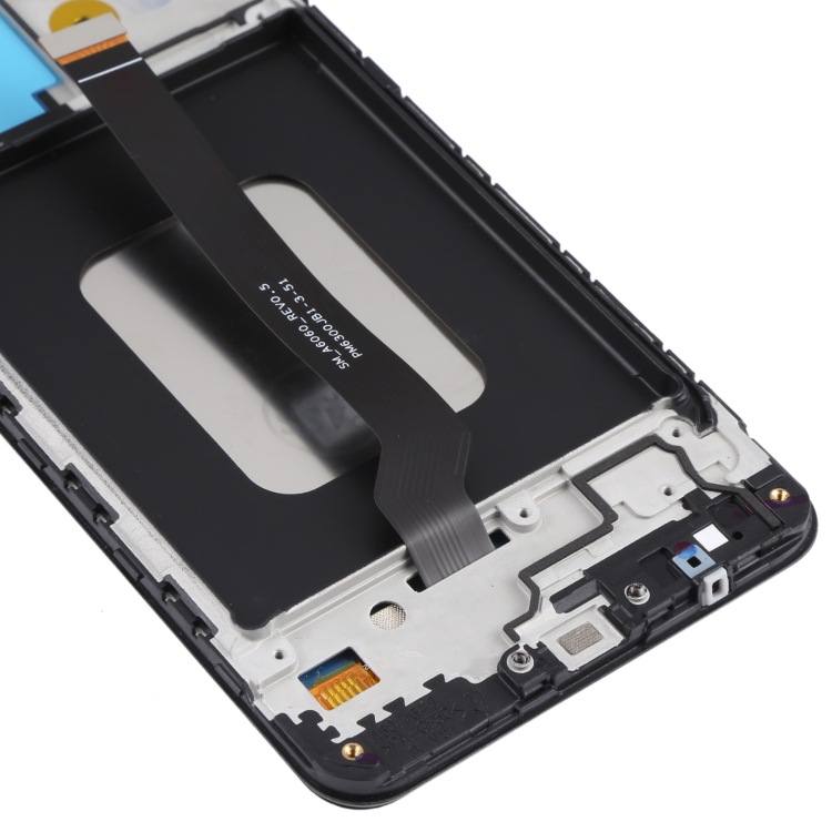Aplicable a Samsung para Galaxy A60 SM-A606 Asamblea táctil LCD original con marco