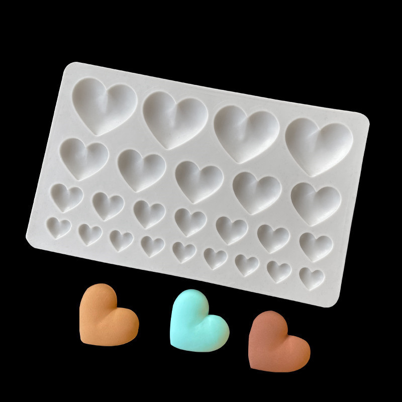 Molde de Silicona en Forma de Corazón para Repostería y Chocolate image 1