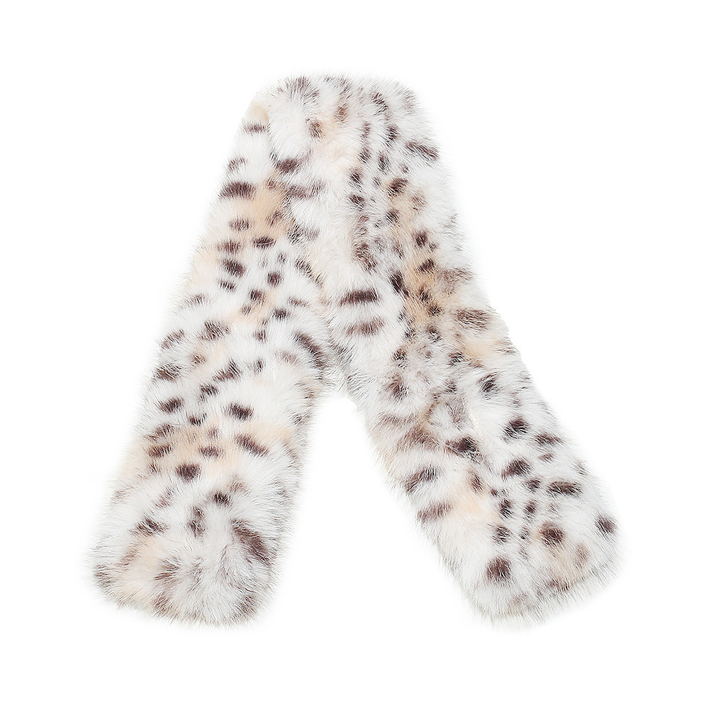 호피무늬 스카프 [카키]