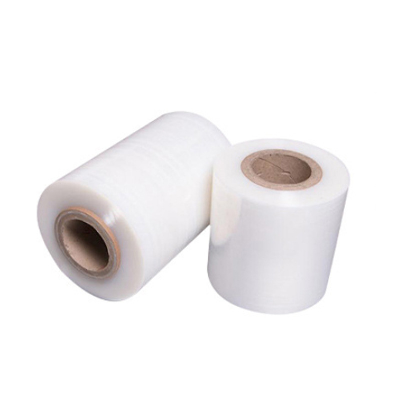 Película retráctil de PE transparente para envasado de agua mineral y bebidas, película plástica de sellado, película retráctil plegable de alta transparencia 450, fabricante de película retráctil.