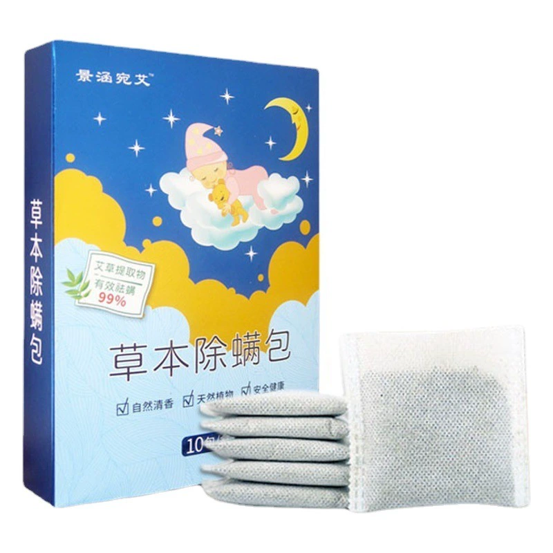 Jinghan Wanmugwort Этот пакет для удаления клещей Завод Полынь Пакет для удаления клещей Бытовой пакет для удаления клещей для использования в кровати