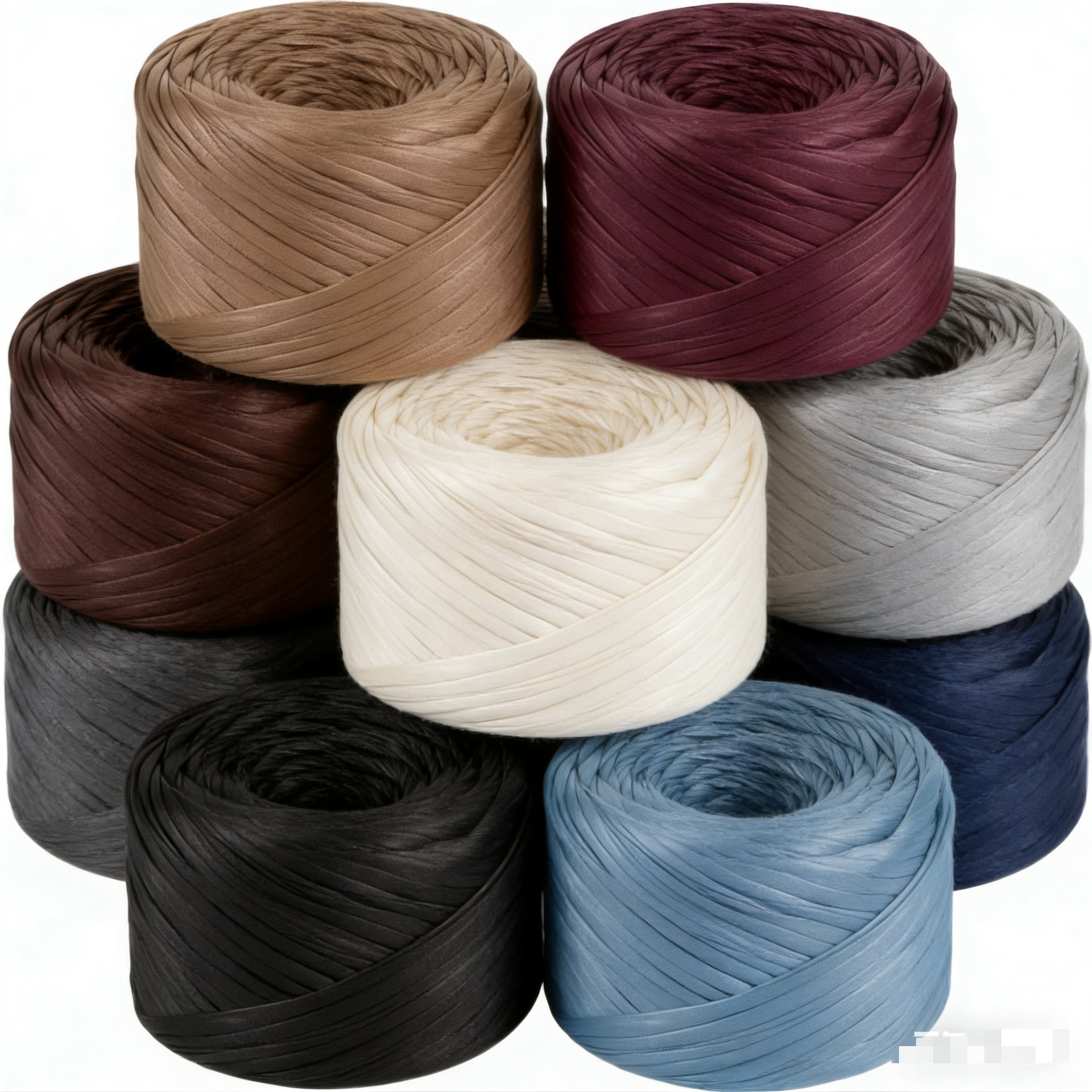 Popular Overseas Product: Nappa Leather Cord Fabric Strip Matte Leather Woven Bag Blanket Soft Faux Leather Matte Thread