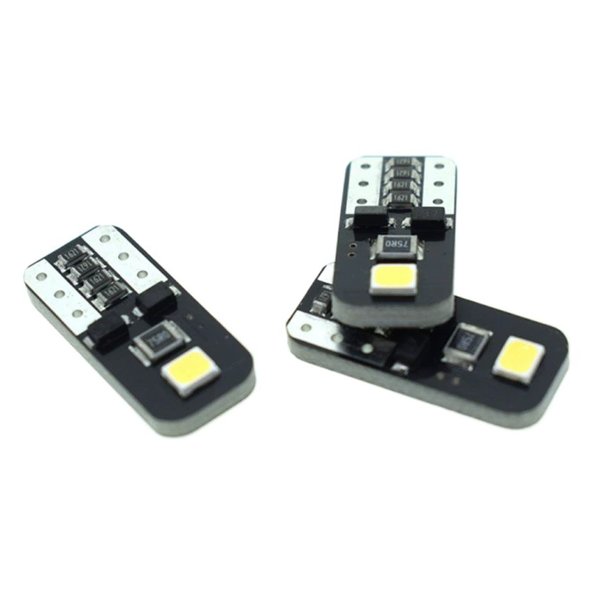 Светодиодный индикатор ширинки T10 2835 2SMD для внешней торговли, не сверхъяркий, с подсветкой номерного знака, 24В, для дверей