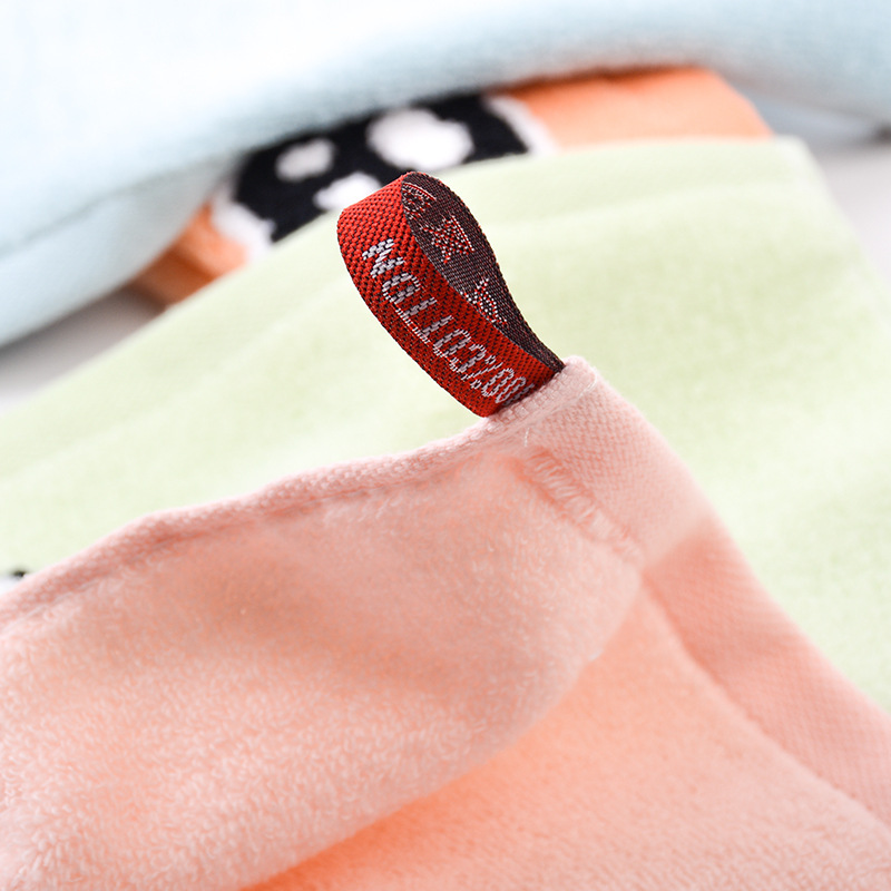 Toalha de rosto para bebé em algodão macio quadrada infantil_voghion.com