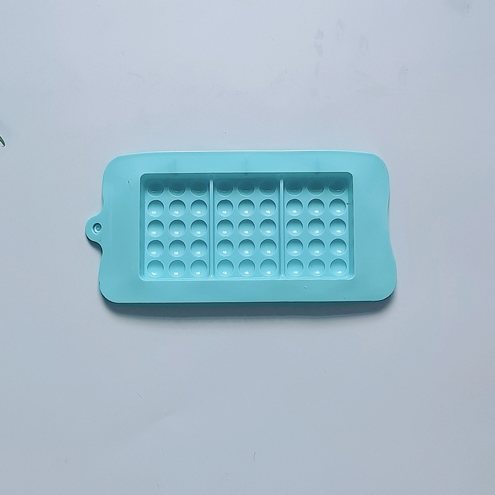 3 chocolate redondo 464 galletas molde de silicona pastel helado pudín molde de postre jabón utensilios