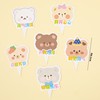 Brand retro decorations, cartoon cute jewelry, small hat, with little bears, Birthday gift