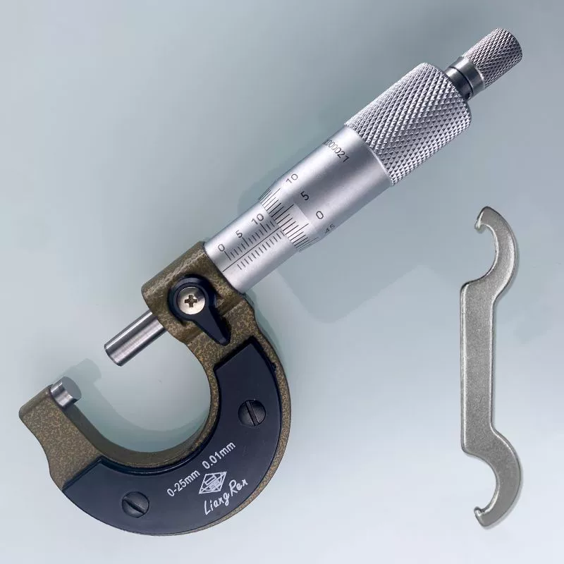 0-25mm50-75mm spiral micrometer mechanical micrometer upper measuring blade high-precision outer diameter micrometer caliper