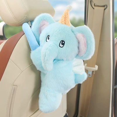 Car tissue box/set — Box, Hanging Type, 2026 - elephant-chair-back-tissue-bag