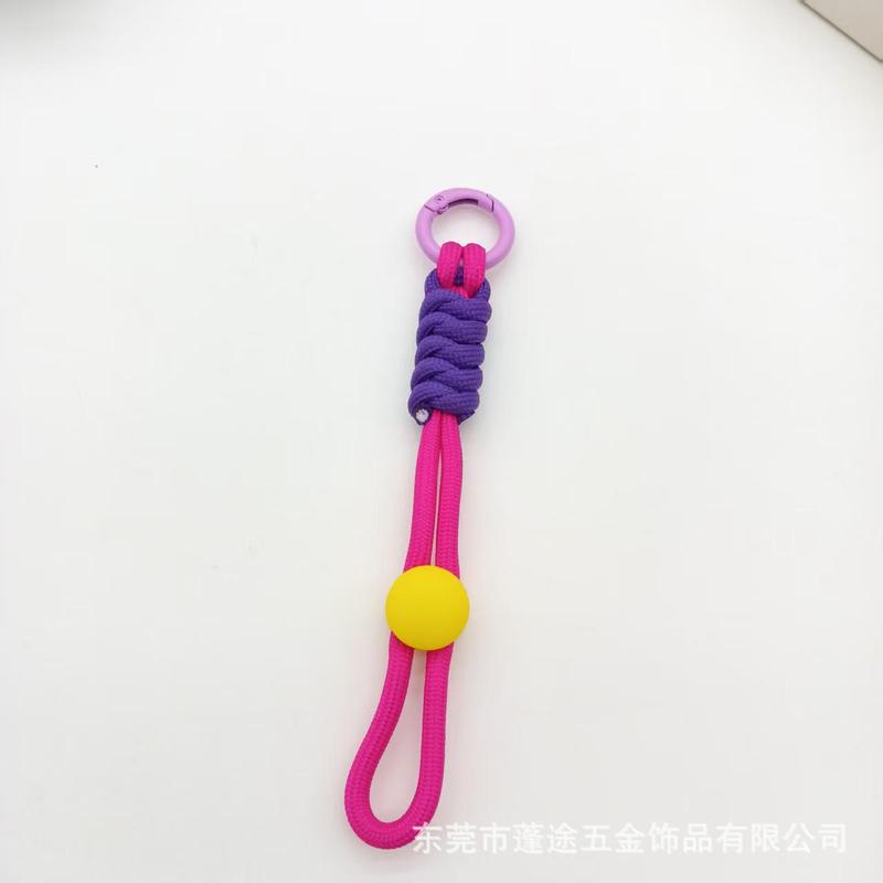 多巴胺彩色手机挂绳相机钥匙扣可调节绳子水杯包包编织短款挂件|undefined