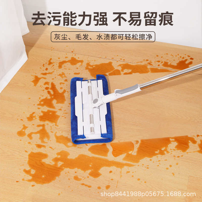 擦地专用抹布无水印不掉毛擦地板吸水夹布平板拖把布拖地毛巾替换|undefined