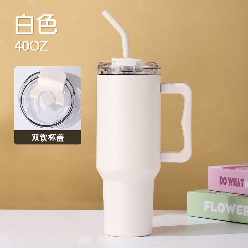 亚马逊热销新升级304不锈钢40oz冰霸杯亚汽车杯3代手柄冰霸保温杯|undefined