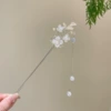 Golden Chinese hairpin pearl with tassels