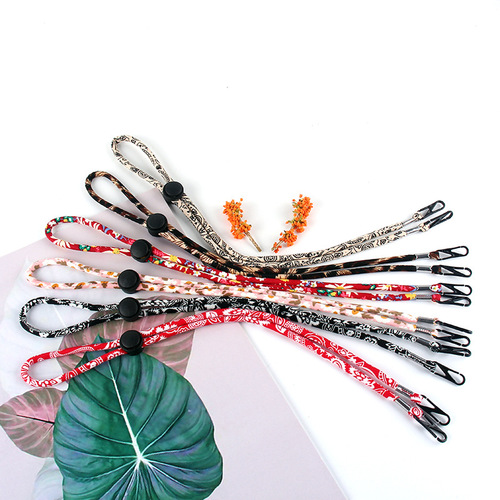 New decorative flower rope lanyard straw hat adjustment rope anti-drop rope lanyard